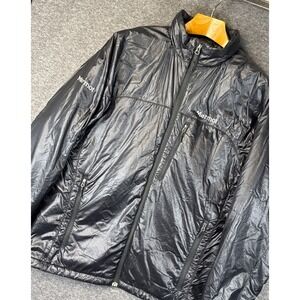 Marmot Primaloft Black Lightweight Puffer Jacket Women Size L Windbreaker Winter